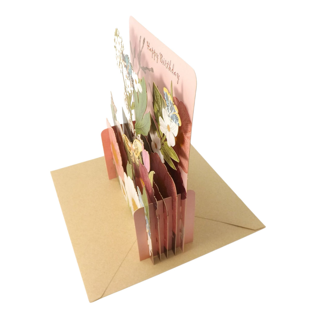 3D Cut Out Happy Birthday Greetings Card
