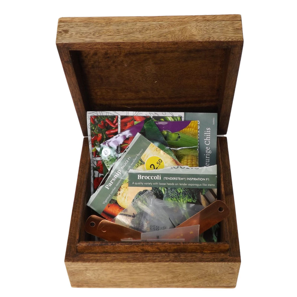 Personalised Wooden Square Keepsake Box, a great retirement gift.