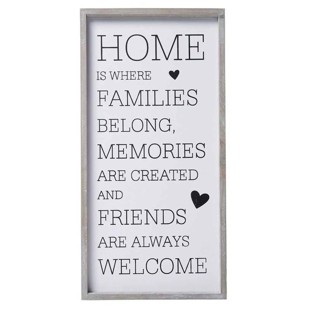 Home is where | decorative wall sign
