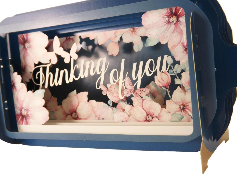 3D Pop Up 'Thinking of you' Greetings Card.