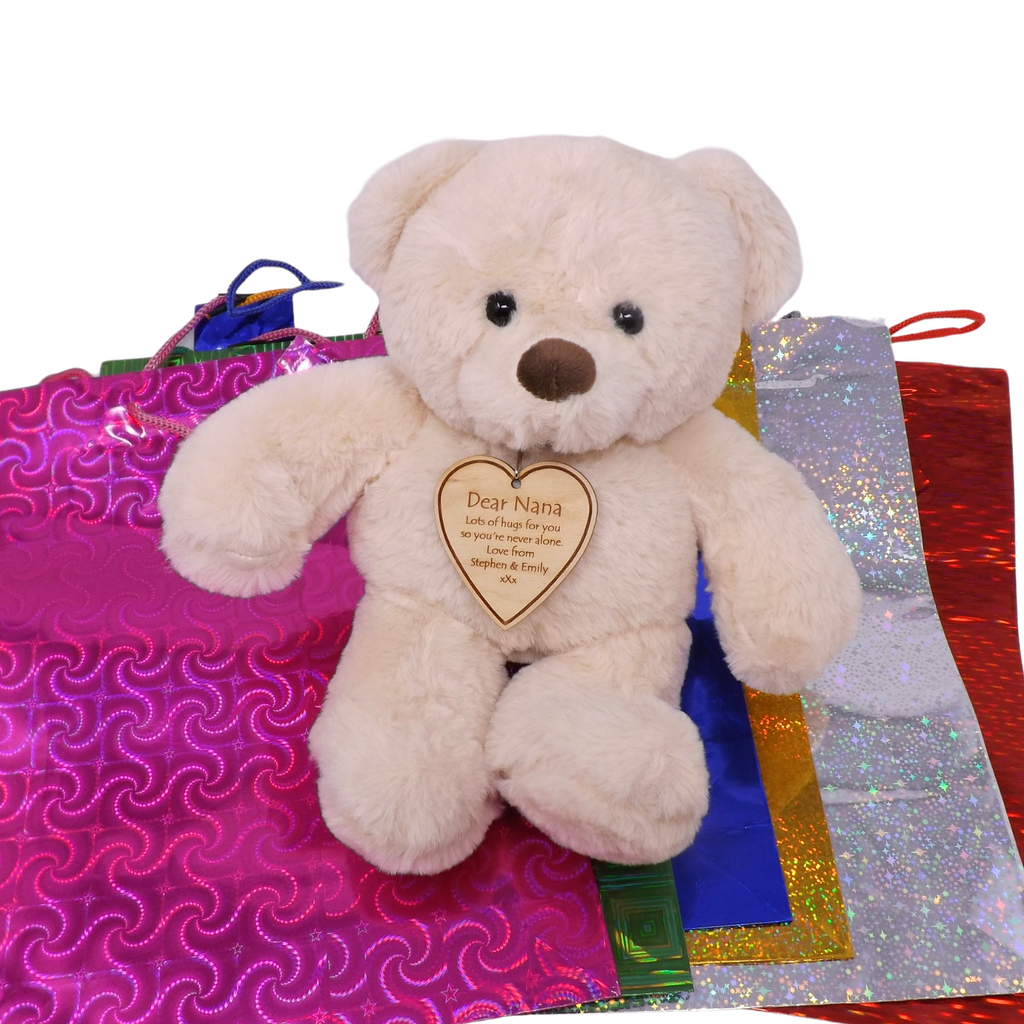 Flower girl teddy bear gift personalised sales
