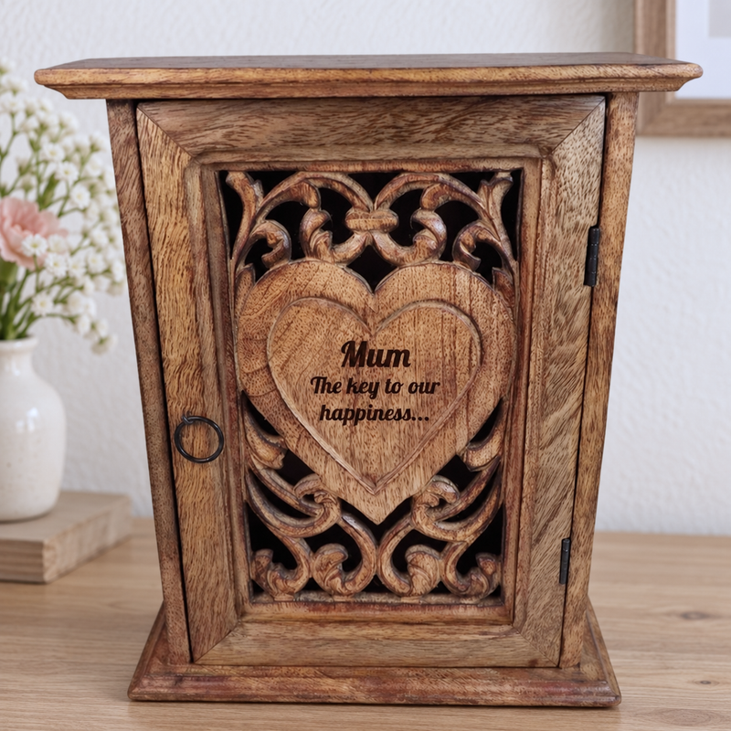 Personalised  Wooden Key Box | A unique Christmas Gift