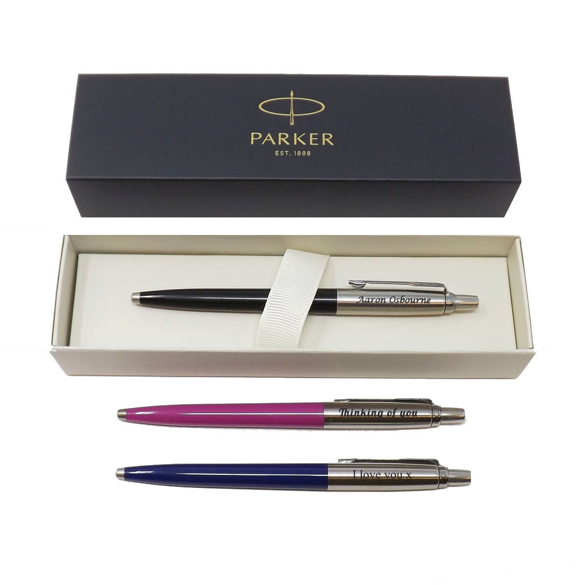 Parker Jotter Ballpoint Pen | Free Engraving & Gift Box | Great Valentine's Day Gift