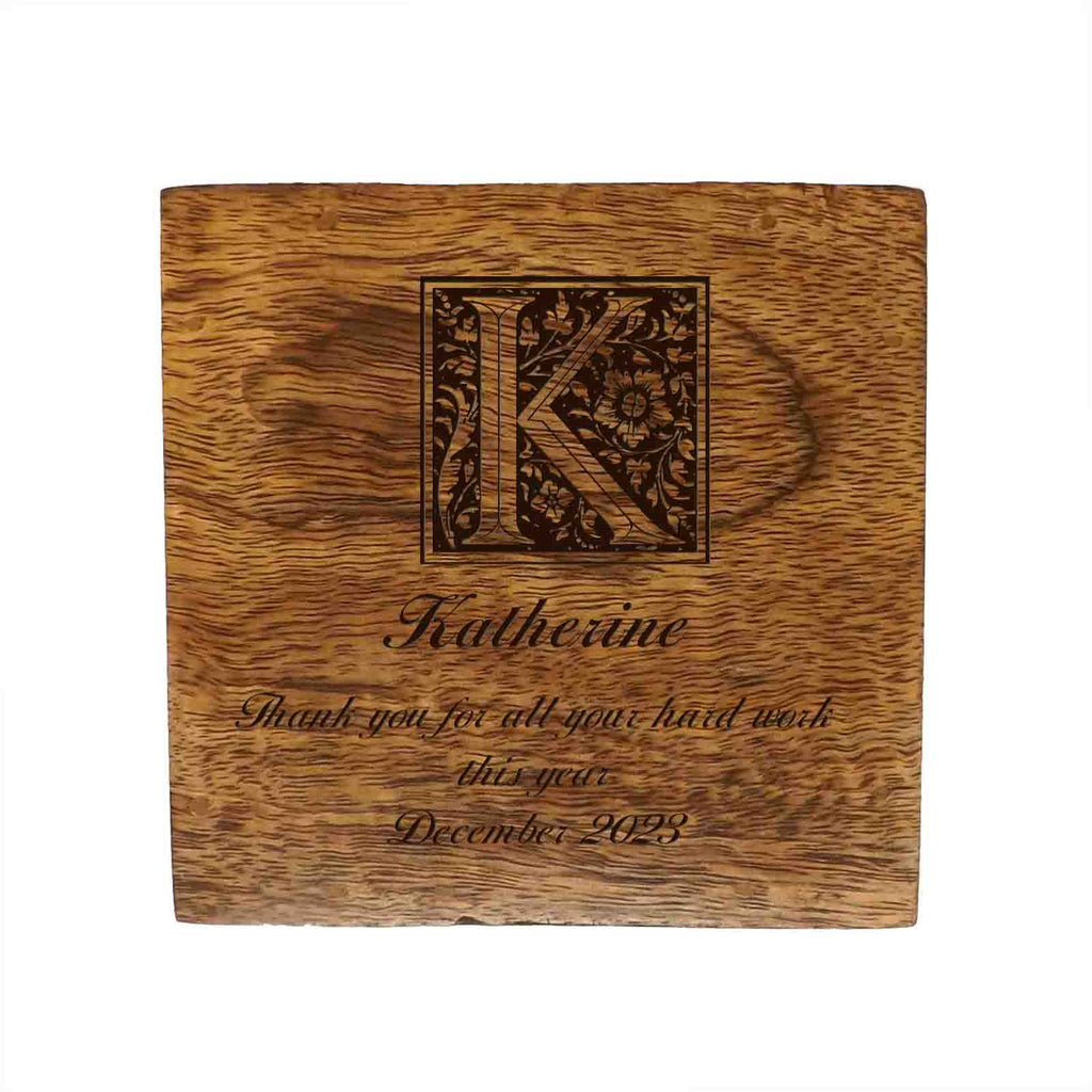 Personalised Wooden Keepsake Square Memory Box, a great Christmas gift