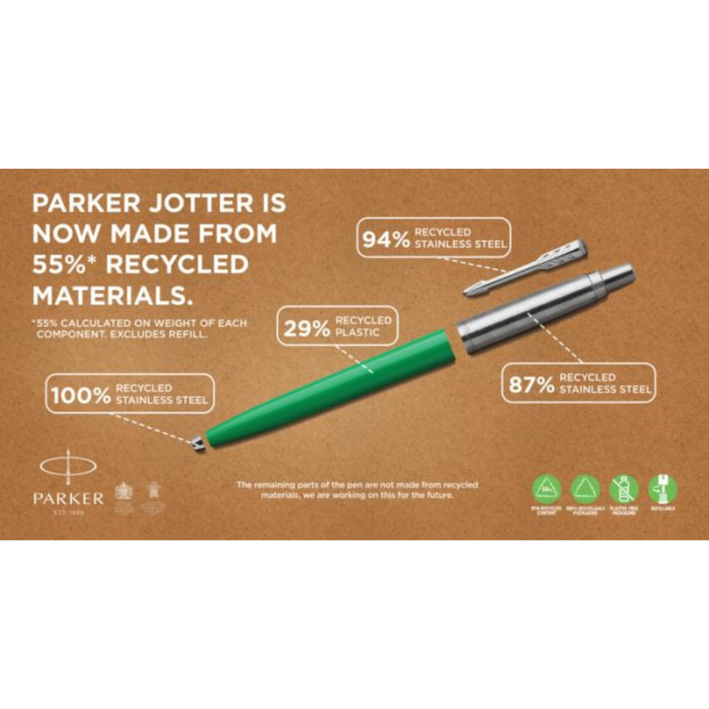 Parker Jotter Ballpoint Pen | Free Engraving & Gift Box | Great Retirement Gift