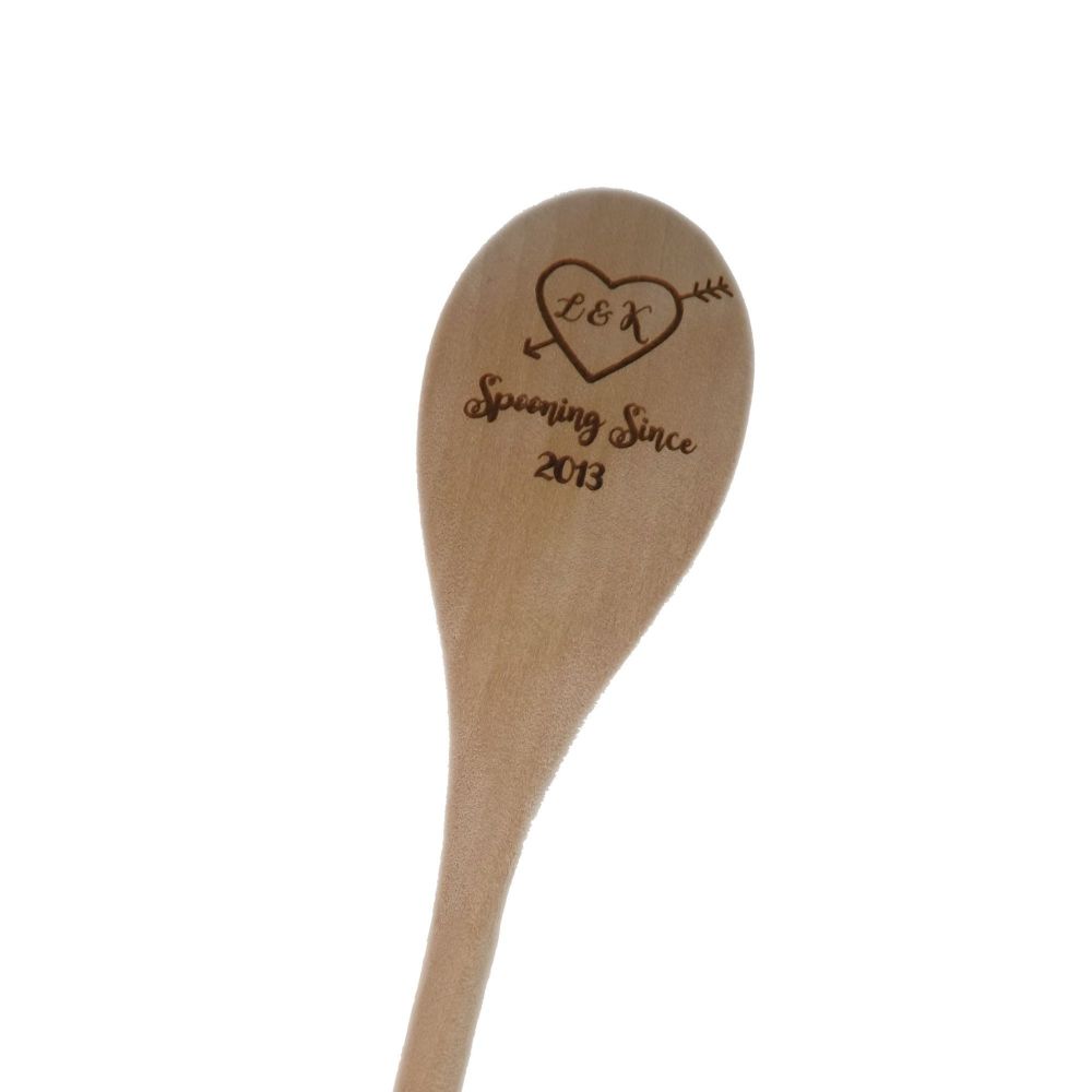 Personalised Wooden Spoon - A quirky Valentine's gift.
