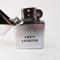 Chrome Petrol Lighter personalised as a Birthday Gift