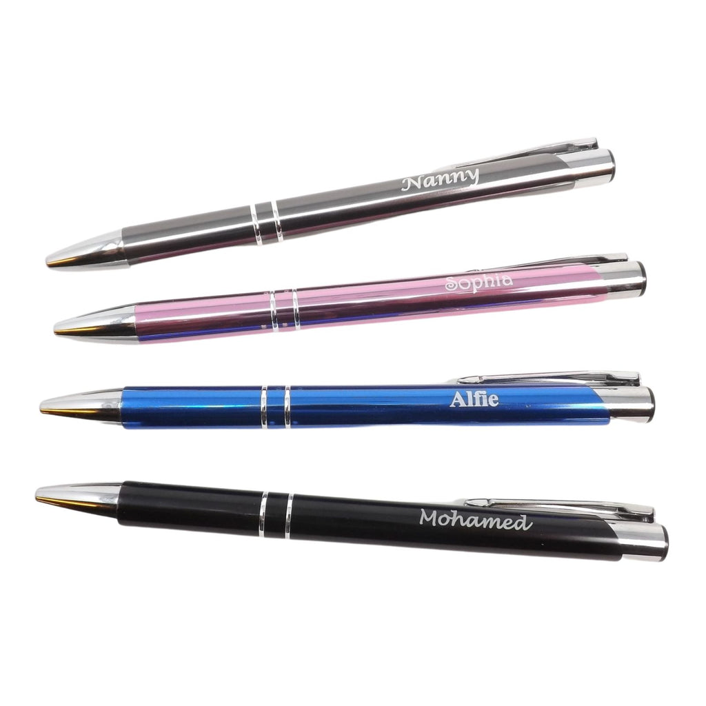 Personalised Pen as a Back to School Gift engraved with individual name or message
