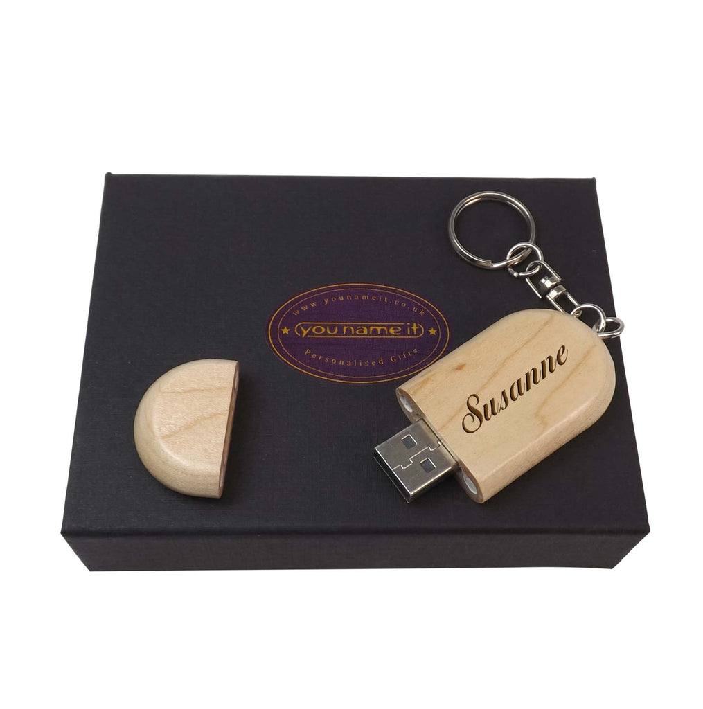 5th Anniversary Personalised Wooden Memory Stick 32GB