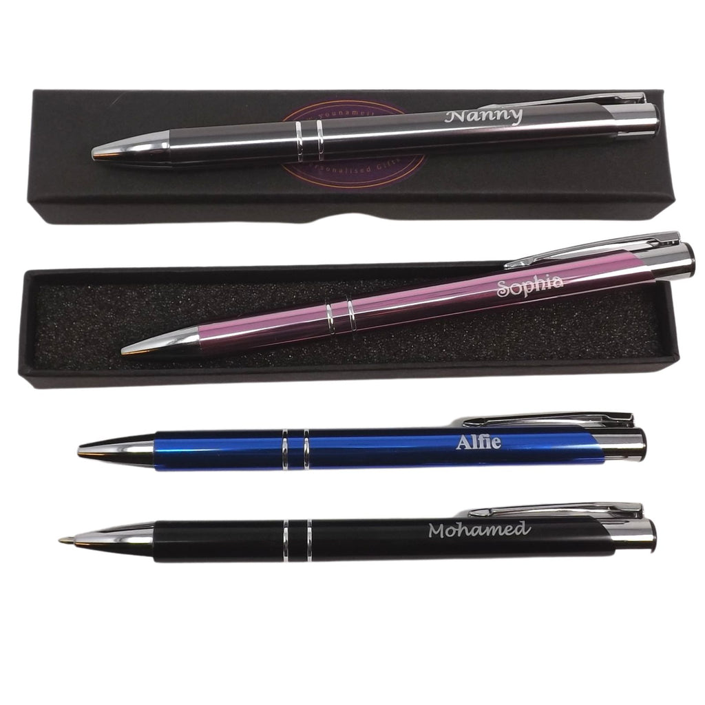 Personalised Pen engraved with individual name or messages for Mother's Day