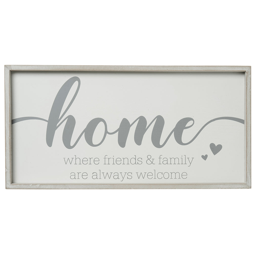 Framed Home sign